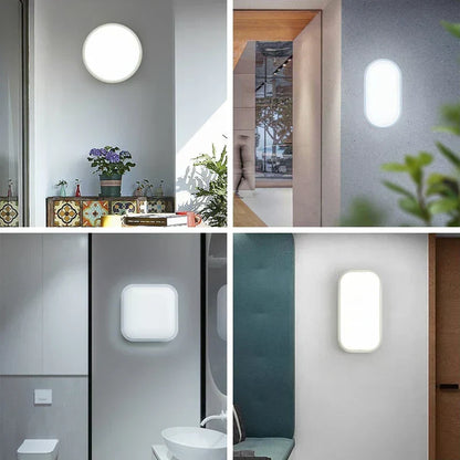 Waterdichte Plafondlamp LED Rond Ovaal Vierkant voor Badkamer Keuken Balkon met Vochtbestendige Behuizing