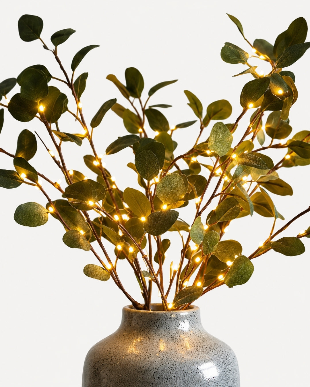 Decoratieve LED Verlichtingstak met Natuurlijke Bloesemvorm 70cm – Flexibele Sfeerverlichting voor Vazen en Schoorsteenmantels