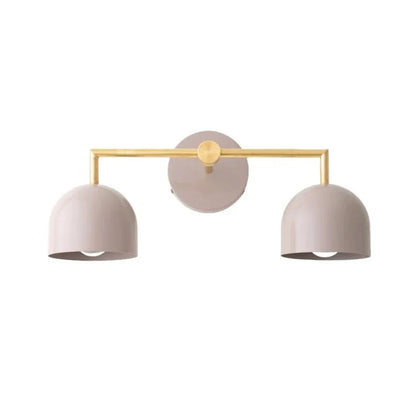 Koepelkapjes Wandlamp Modern Scandinavisch Metaal Zwart Messing 2-3 Lichtpunten Badkamer Hal Slaapkamer Sfeerverlichting