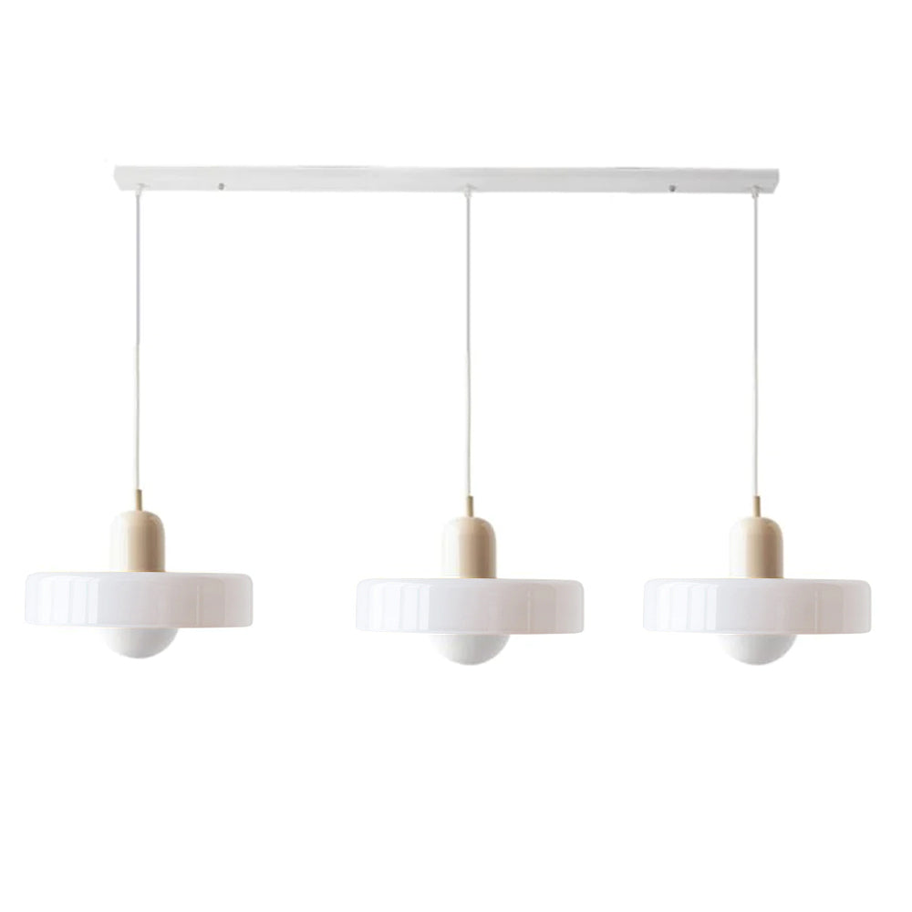 Luccon Triple Hanglamp Glas G9 Retro Kleuren Eettafel Woonkamer Design Verlichting Meerlamp