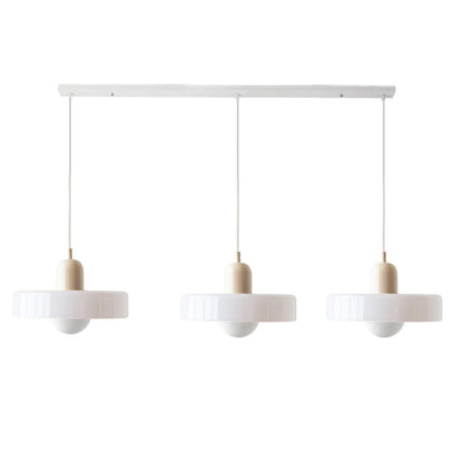 Luccon Triple Hanglamp Glas G9 Retro Kleuren Eettafel Woonkamer Design Verlichting Meerlamp