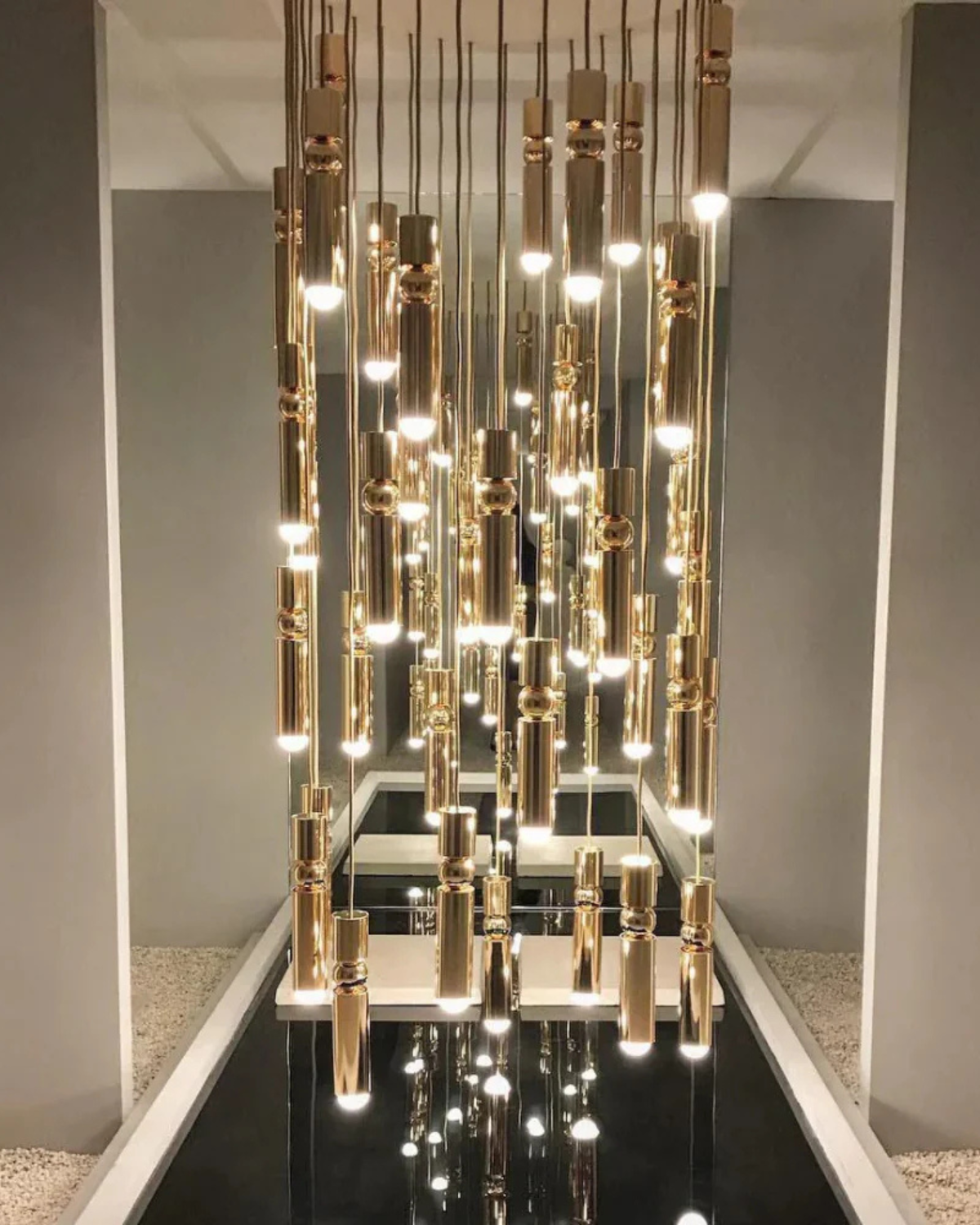 Sculptuurlamp Hanglamp met Vloeiende Vormen Zwart Goud Zilver 1-3-5 Lichtpunten Modern Design Eetkamer Woonkamer Slaapkamer Verlichting
