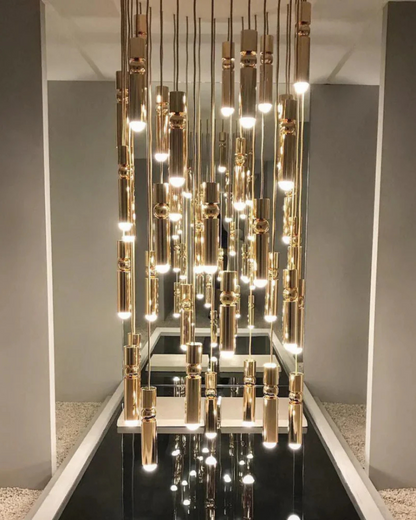 Sculptuurlamp Hanglamp met Vloeiende Vormen Zwart Goud Zilver 1-3-5 Lichtpunten Modern Design Eetkamer Woonkamer Slaapkamer Verlichting