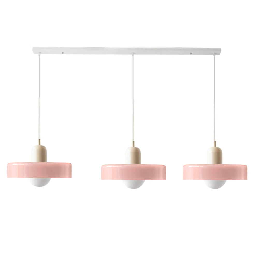 Luccon Triple Hanglamp Glas G9 Retro Kleuren Eettafel Woonkamer Design Verlichting Meerlamp