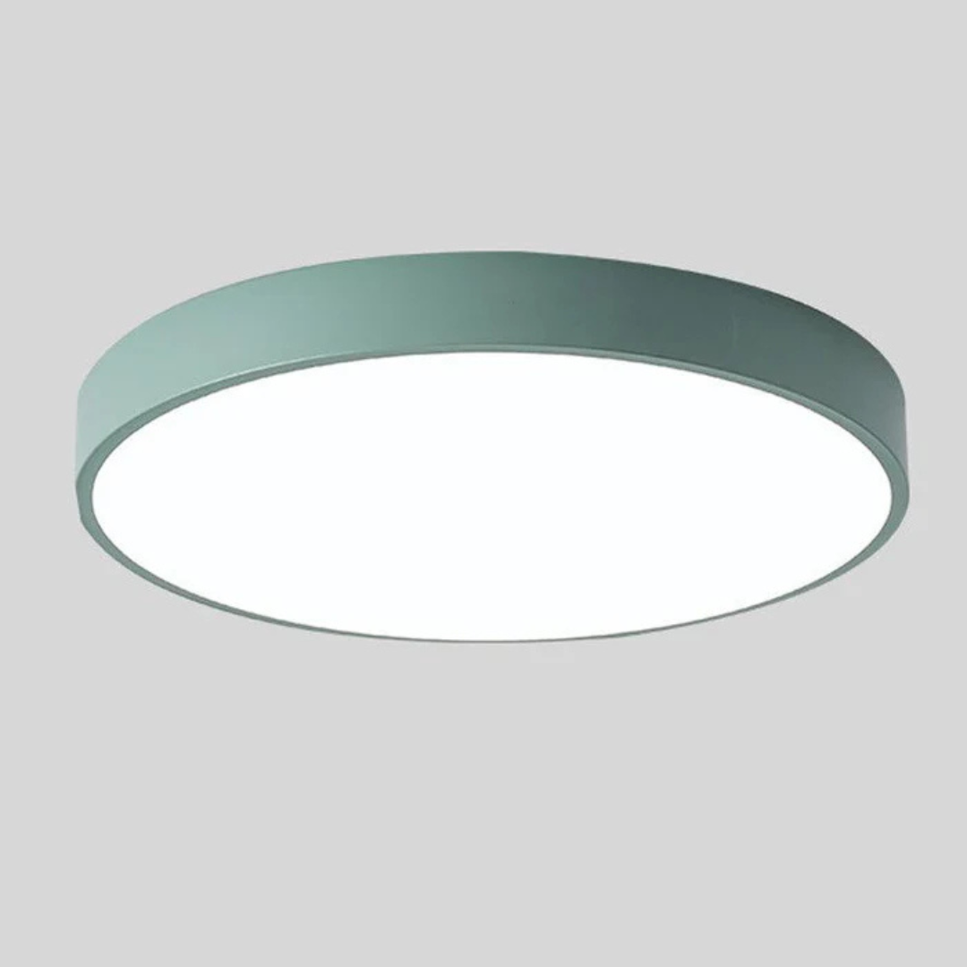 Plafondlamp Rond Hout Scandinavisch LED Warm Licht Acryl Natuurlijk Design