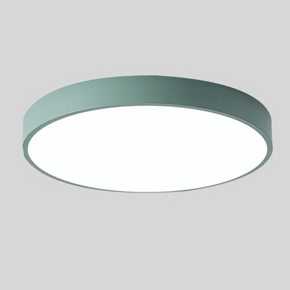 Plafondlamp Rond Hout Scandinavisch LED Warm Licht Acryl Natuurlijk Design