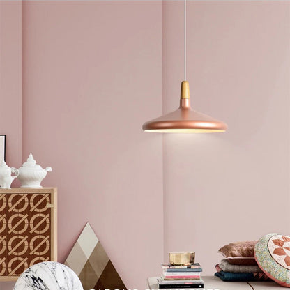 Hanglamp Scandinavisch Aluminium Hout Wit E27 Eettafel Woonkamer Minimalistisch Design Verlichting Keukeneiland