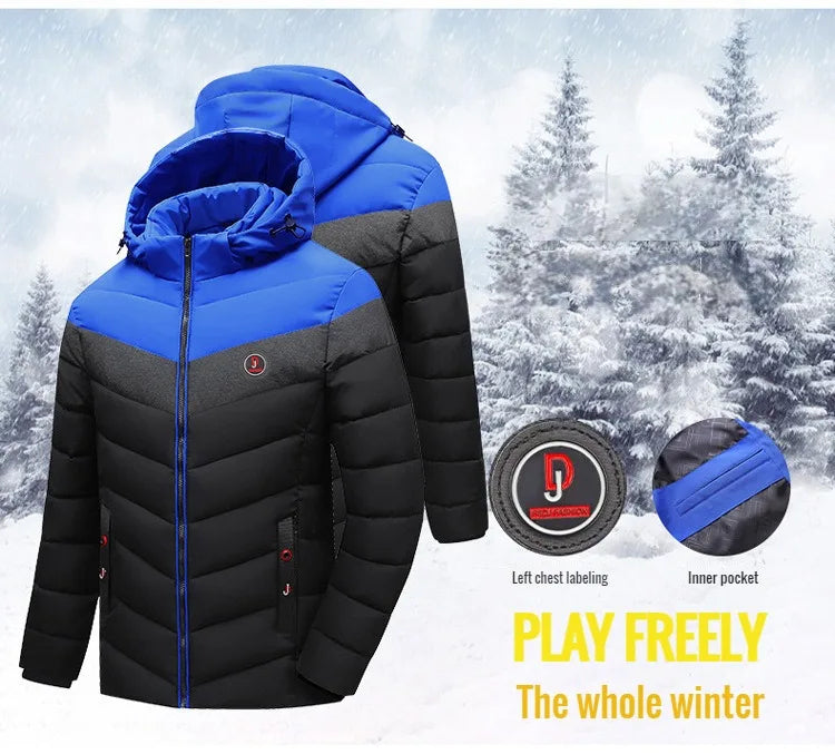 Warme Winterjas Met Capuchon Waterdicht en Comfy - StudioMarella