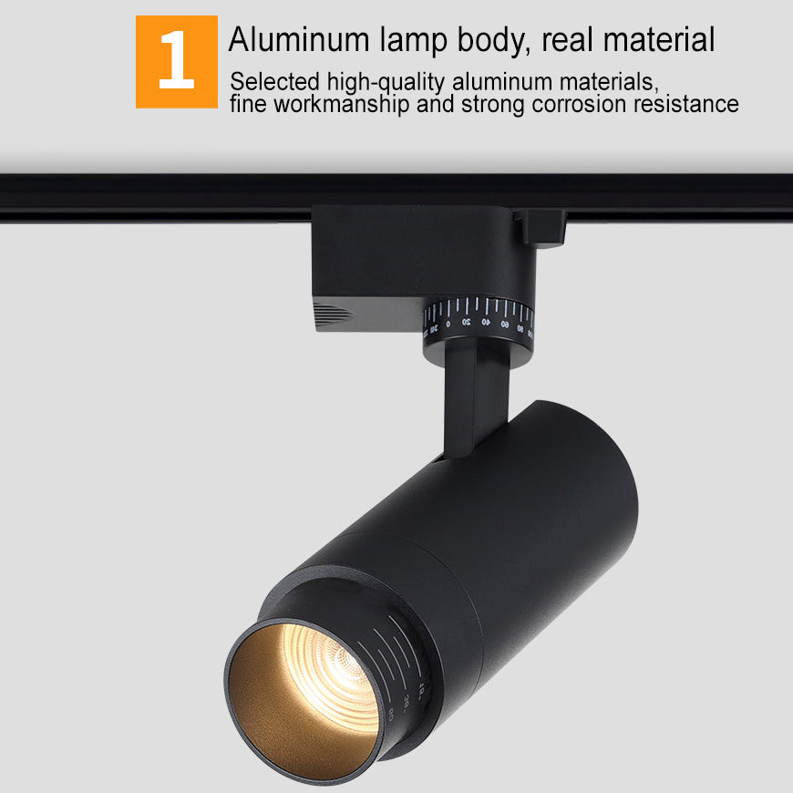 Railverlichting LED Aluminium Zwart Wit 3-5 Spots Woonkamer Keuken Hal Plafond Spotlamp Railspot Ingebouwde LED Dimbaar
