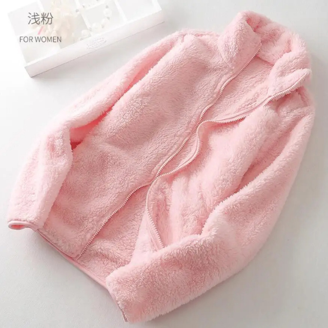 Sherpa Vest Zachte Hoge Kraag Ritssluiting Warm