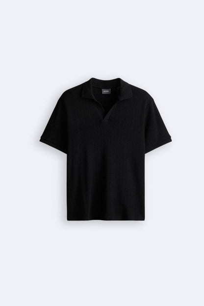 Klassiek Gebreid Poloshirt Elegante Stijl