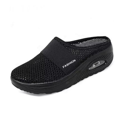 Orthopedische Pantoffels met Luchtkussen Ergonomische Instapschoenen Diabetesvoeten Ademend Mesh Extra Zacht Voetondersteuning Antislip Zool Dames Heren Indoor Outdoor Comfortschoenen