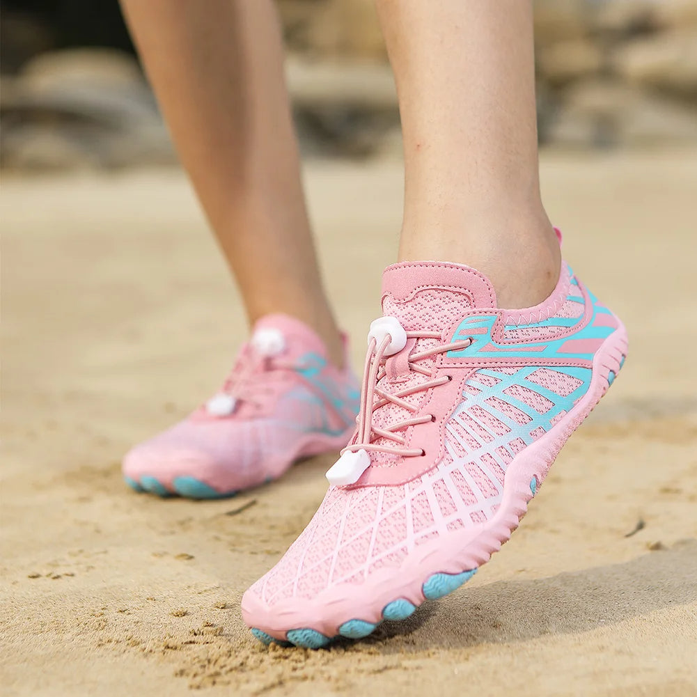Sneldrogende Waterschoenen Dames Heren Ademend Mesh Anti-Slip Zool Zwemmen Strand Surf Yoga Watersport