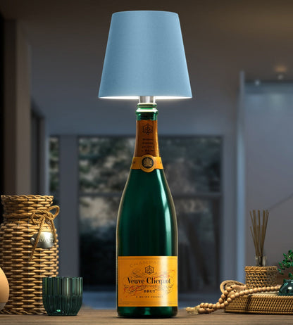 Flessenlamp LED Oplaadbaar Aluminium Tafellamp Voor Wijnfles Warm Licht