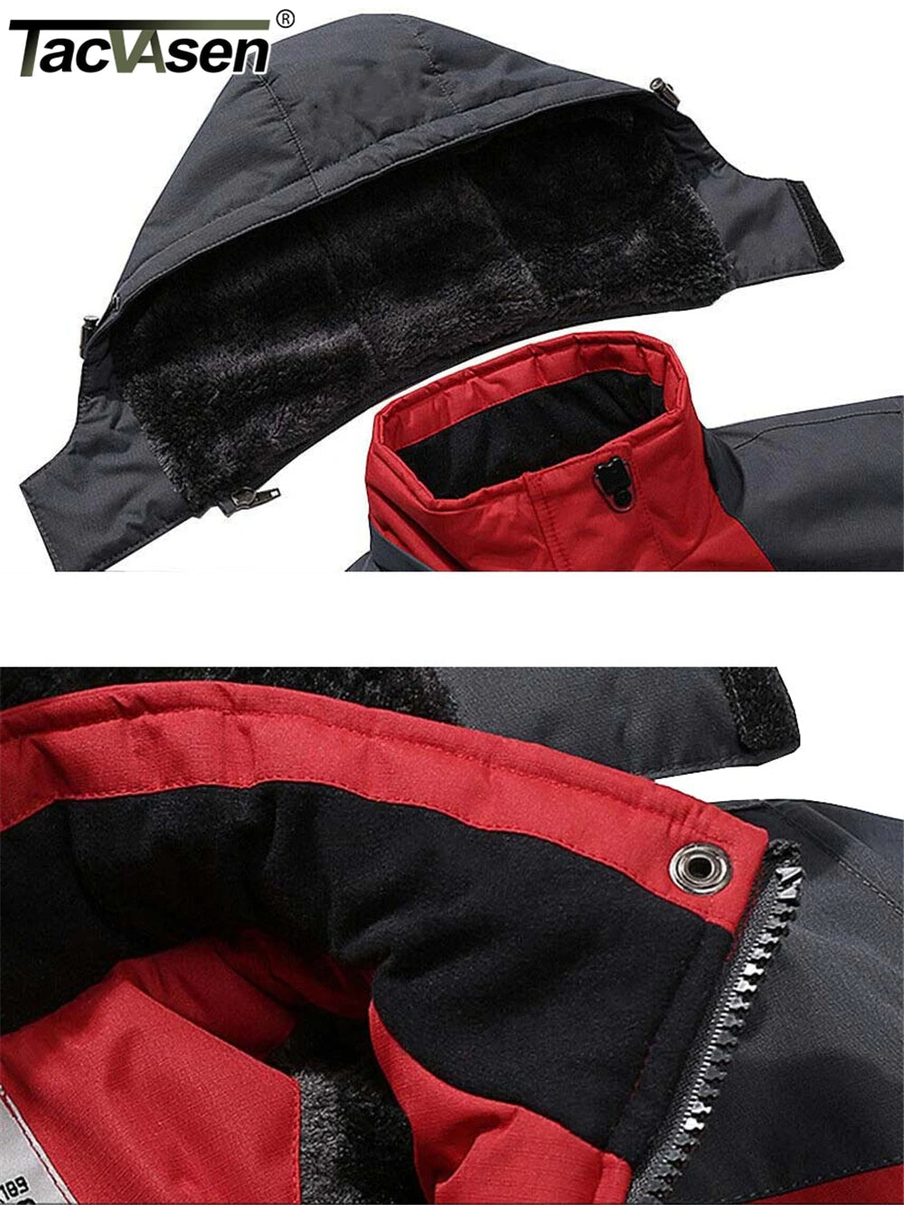 Waterdichte Fleece Parka met Capuchon Warm Gevoerd - StudioMarella