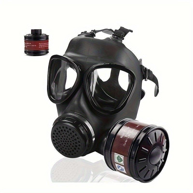 Volgelaatsgasmasker met 40mm Actief Koolfilter voor Optimale Bescherming tegen Chemische Stoffen en Stof