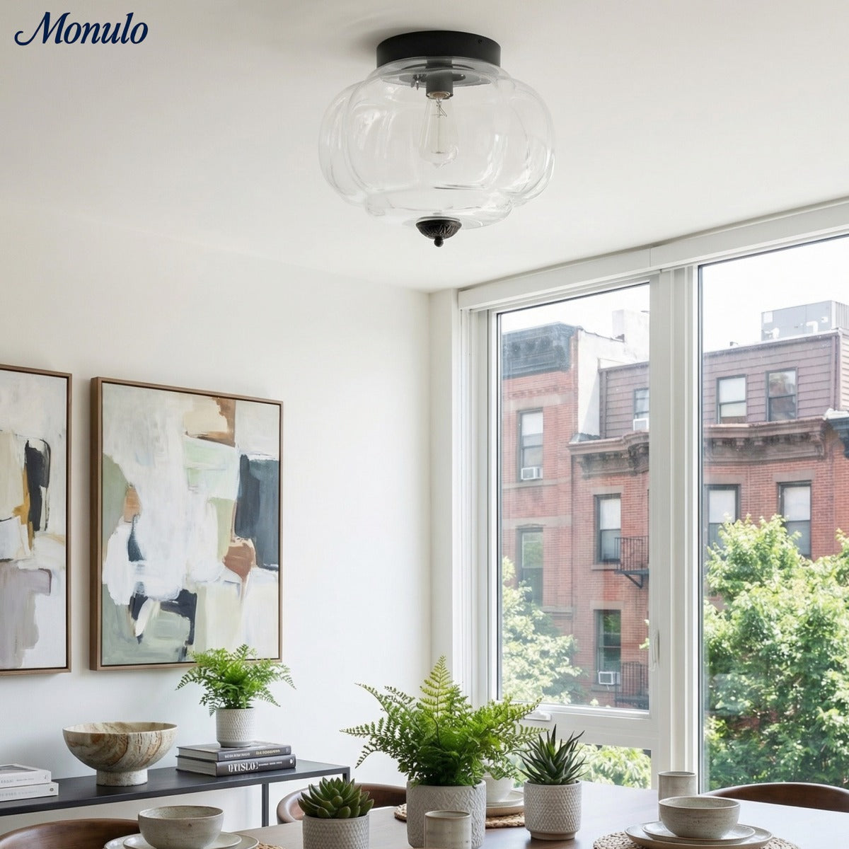 Plafondlamp Melkglas Glazen Kap Moderne Verlichting Scandinavische Stijl Woonkamer Eetkamer Slaapkamer Flush Mount