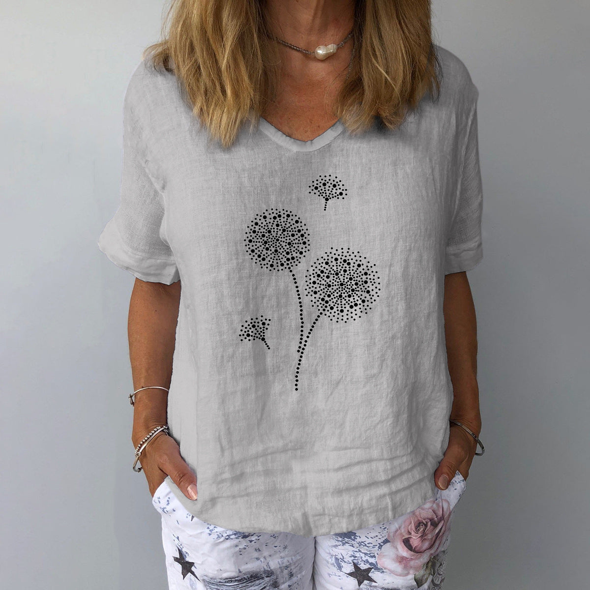 Zonnebloem Blouse Lente Zomer Vrouwen - StudioMarella
