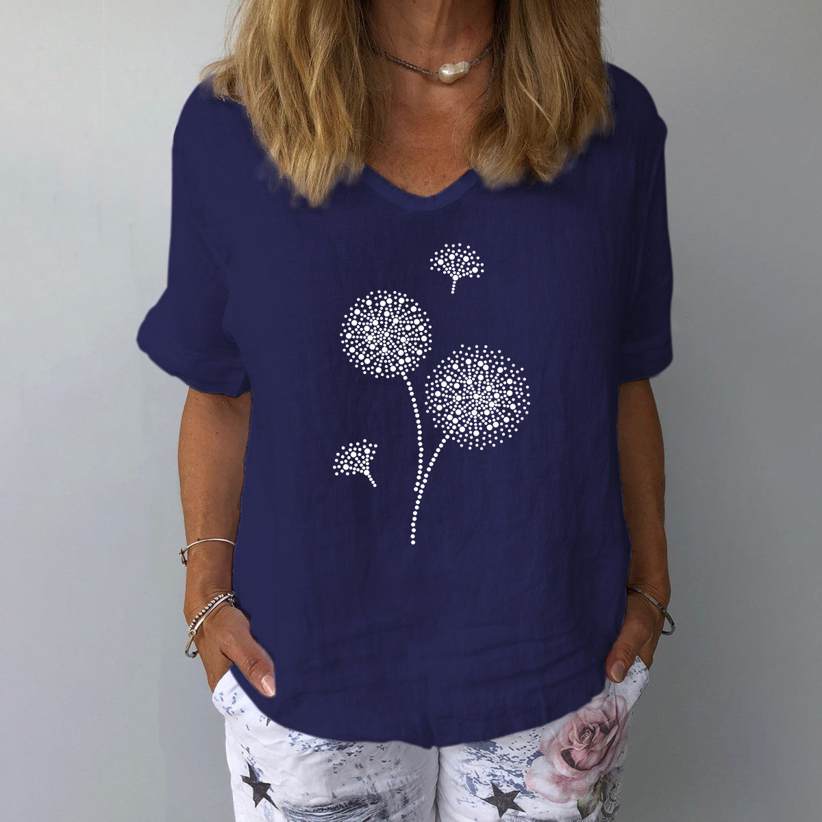 Zonnebloem Blouse Lente Zomer Vrouwen