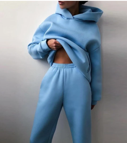 Dames Jogging Set Capuchon Zacht en Comfortabel