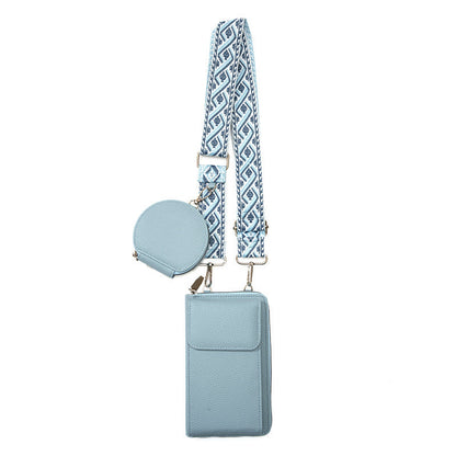 Dames Crossbody Tas met Telefoonvak en Stijlvolle Sluiting