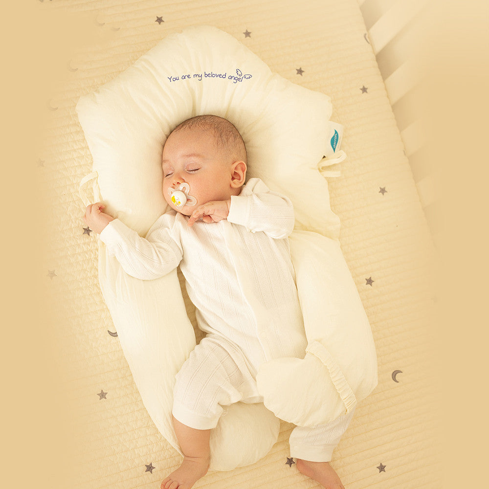 Omarmingskussen Baby Antibacterieel Katoenen Zachte Vulling 0-12 Maanden Veilig Ergonomisch Pastel