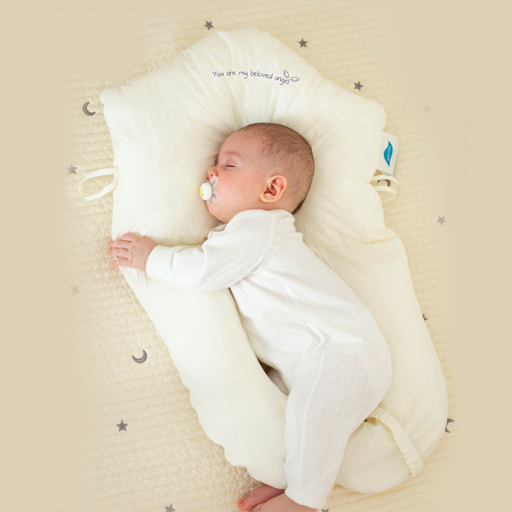 Omarmingskussen Baby Antibacterieel Katoenen Zachte Vulling 0-12 Maanden Veilig Ergonomisch Pastel