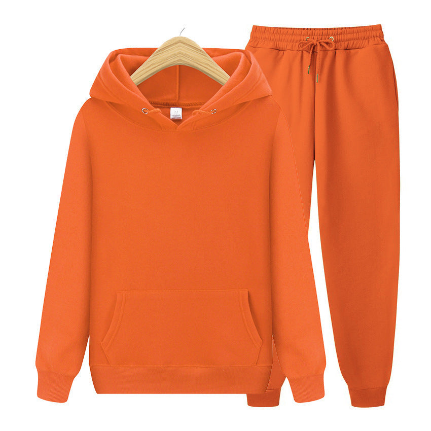 Dames Joggingbroek Set met Capuchon en Zak → Dames Joggingset Capuchonbroek met Zijzakken