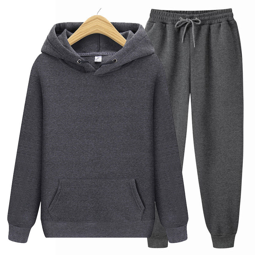 Dames Joggingbroek Set met Capuchon en Zak → Dames Joggingset Capuchonbroek met Zijzakken