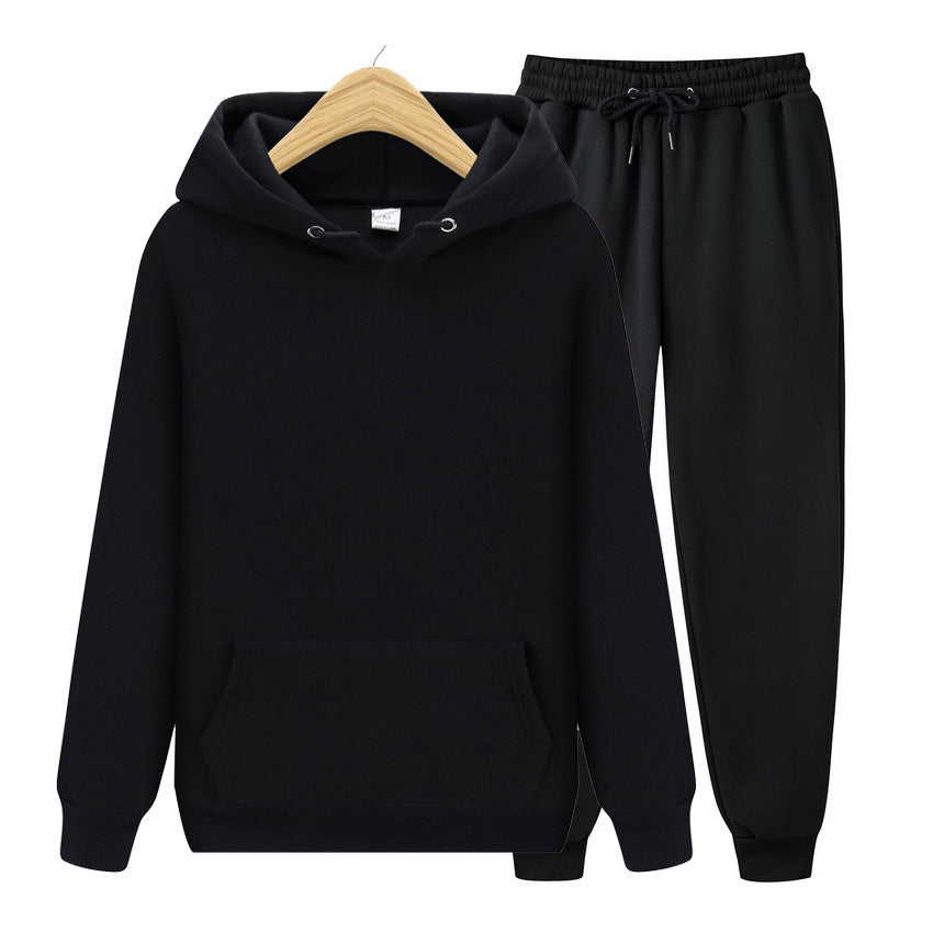 Dames Joggingbroek Set met Capuchon en Zak → Dames Joggingset Capuchonbroek met Zijzakken