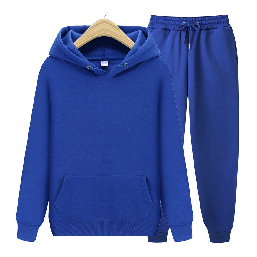 Dames Joggingbroek Set met Capuchon en Zak → Dames Joggingset Capuchonbroek met Zijzakken