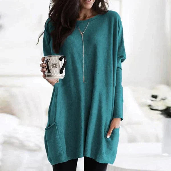 Damestrui Lange Mouwen Comfortabel Casual Model