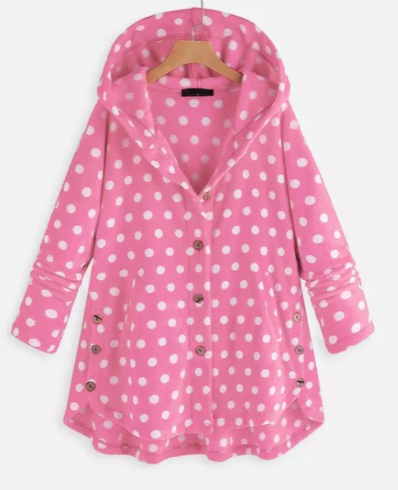 Zachte Fleece Badjas voor Dames met Capuchon