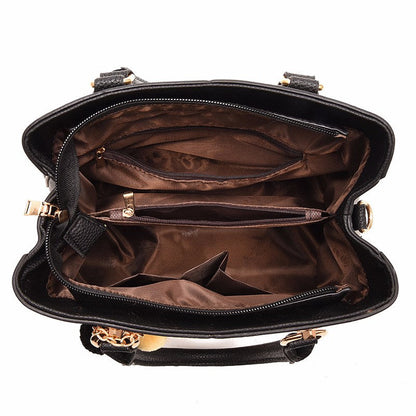 Dames Handtas met Schouderband Luxe Leer Trendy