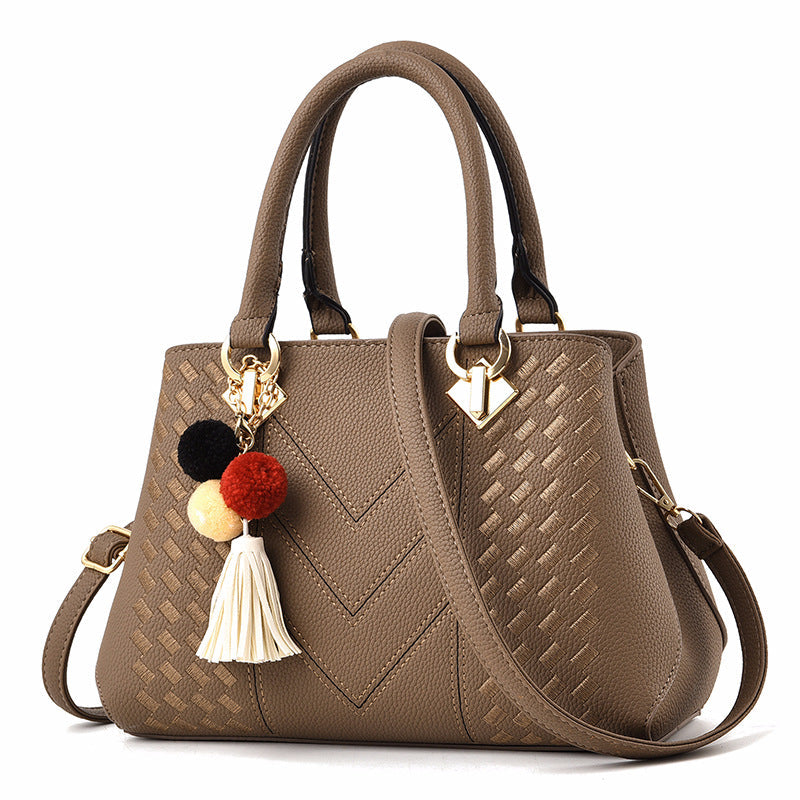 Dames Handtas met Schouderband Luxe Leer Trendy