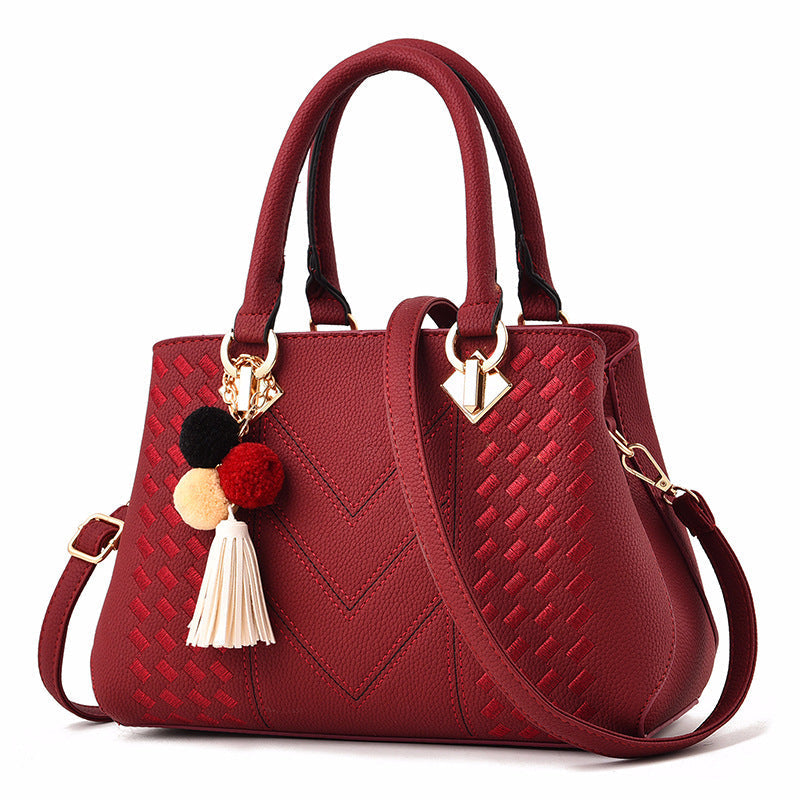 Dames Handtas met Schouderband Luxe Leer Trendy
