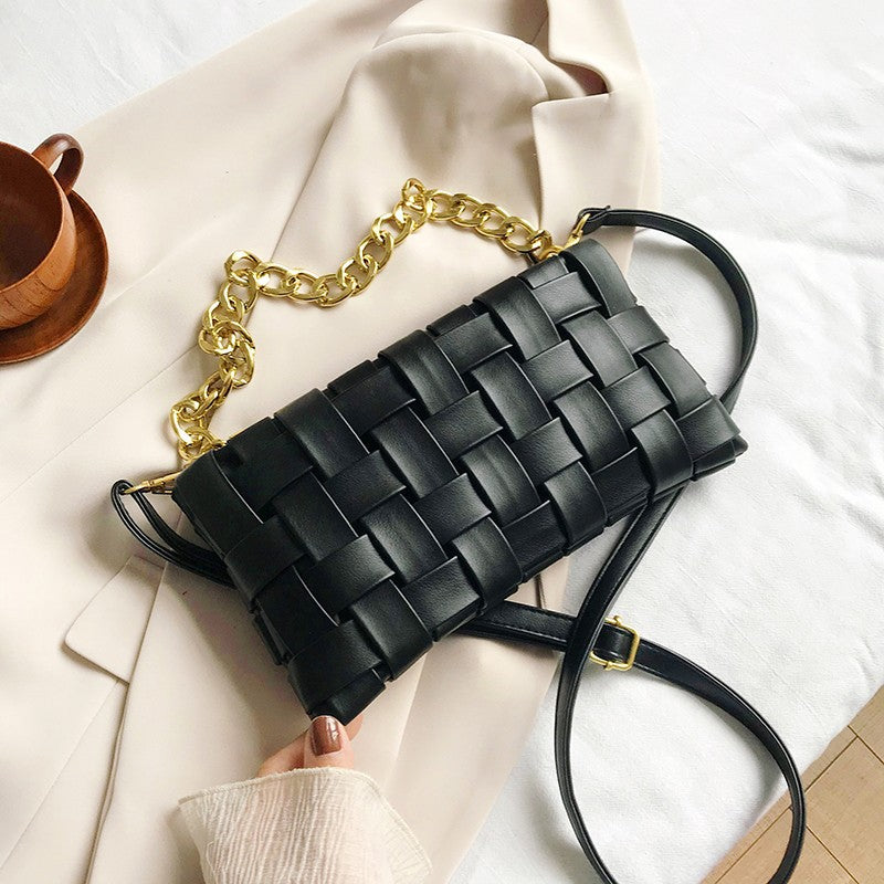 Dames Schoudertas met Gouden Ketting Trendy Larosa