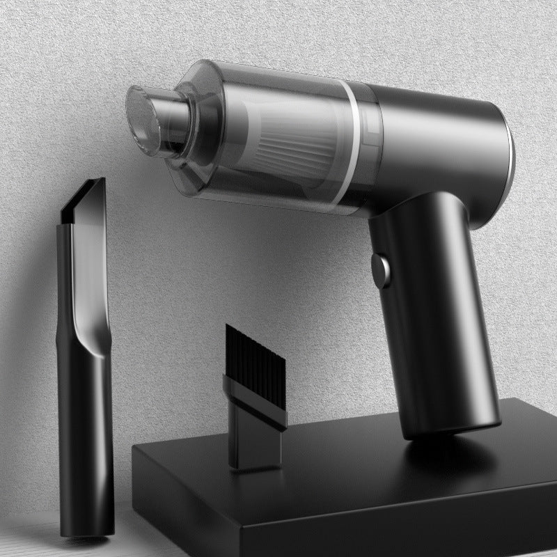 Draadloze Handstofzuiger Compact Mini Stofzuiger voor Bureau Auto en Thuis Oplaadbaar Klein Opbergbaar USB Tafelzuiger Autostofzuiger