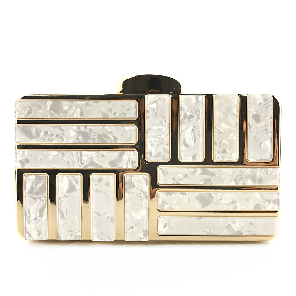 Dames Clutch Goudkleurig Met Luxe Uitstraling