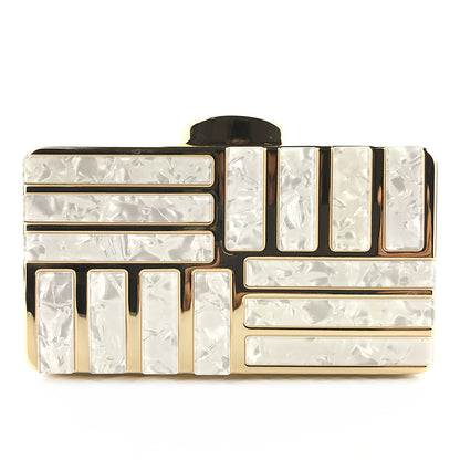 Dames Clutch Goudkleurig Met Luxe Uitstraling