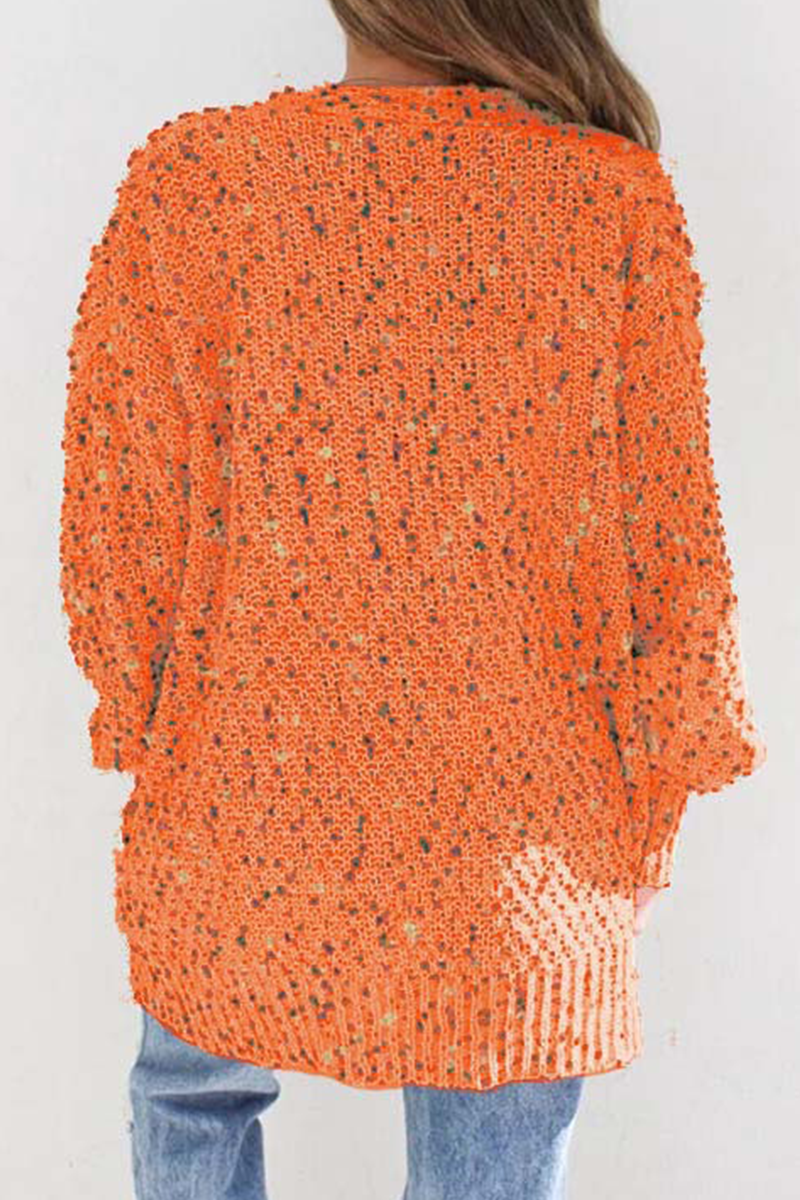 Gebreid Vest Leuke Print Comfortabel Kleurrijk