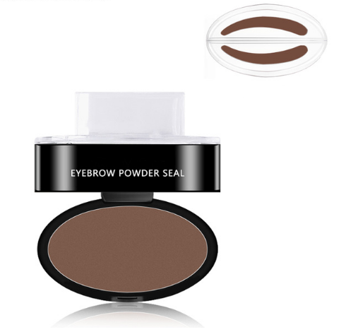 Wenkbrauwstempel Set met Poeder – Waterbestendig – Natuurlijke Finish – 3 Vormen – 3 Kleuren – Perfect voor Dagelijks Gebruik – Snelle Make-up Oplossing