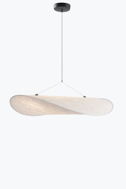 Organische design hanglamp van Tyvek met dimbare LED – moderne wolkvormige plafondlamp 129 cm