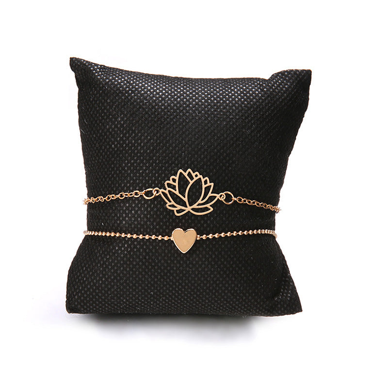 Gouden Armband Lotus Model voor Vrouwen