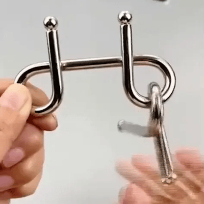 Metalen Breinbrekers Set – Denkpuzzels voor Volwassenen en Kinderen