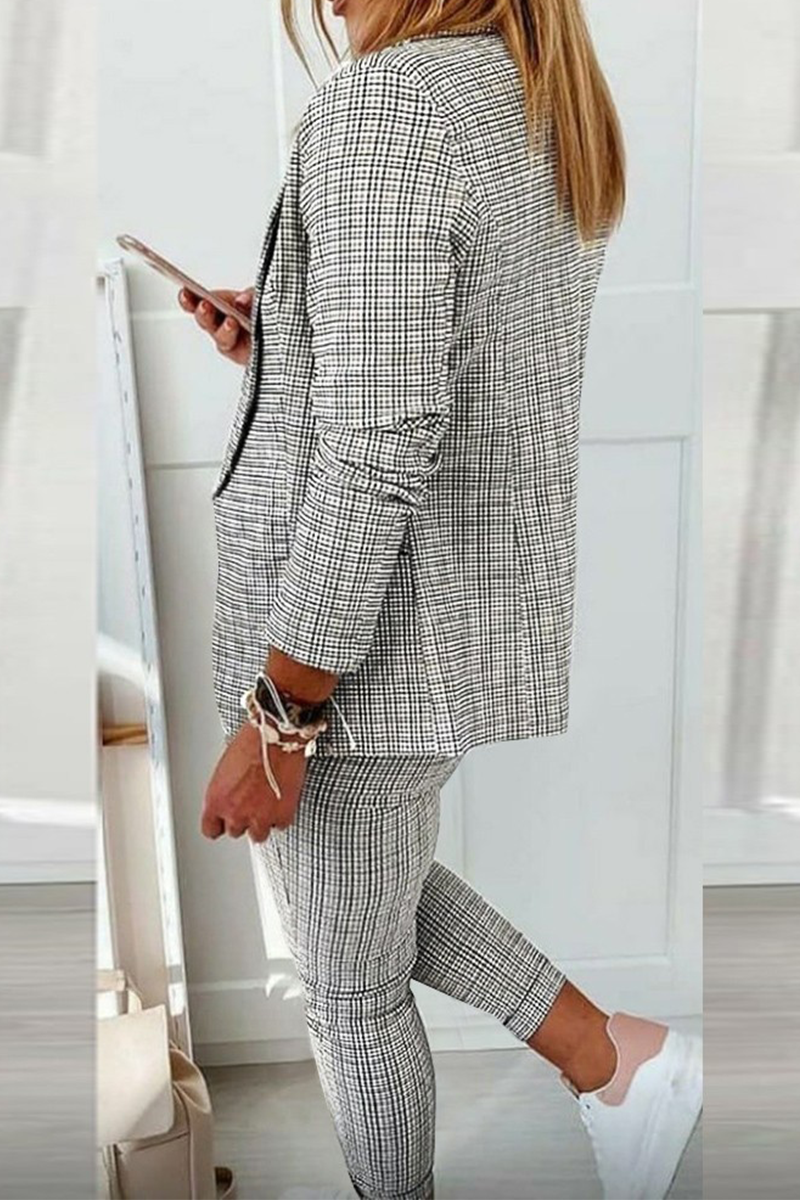 Dames Patchwork Set - Casual Tweedelige Outfit Stijlvol en Comfortabel