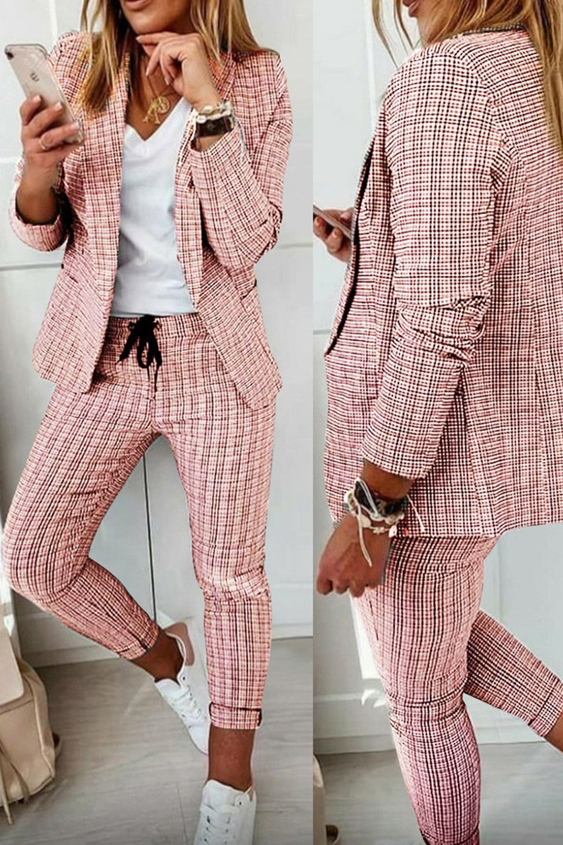 Dames Patchwork Set - Casual Tweedelige Outfit Stijlvol en Comfortabel