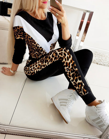 Dames Pyjama Set Panterprint Zacht en Comfortabel - StudioMarella
