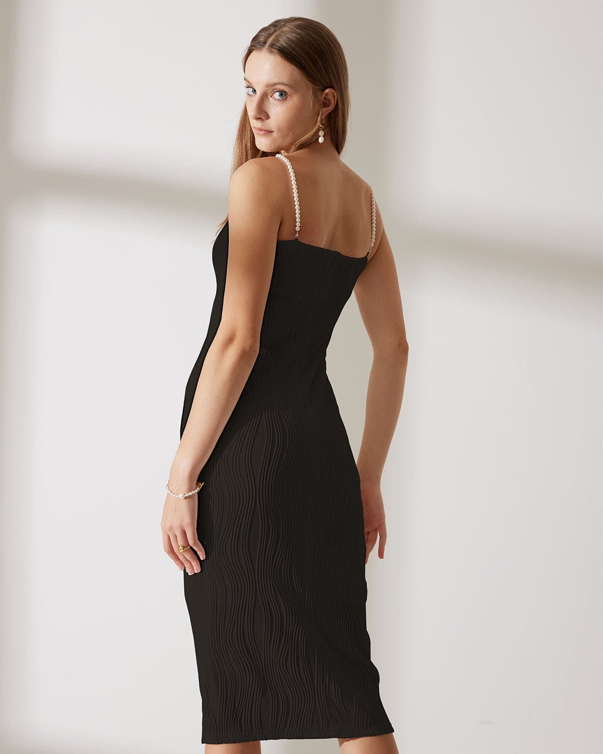 Dames Jurk Tijdloos Model Elegante Pasvorm