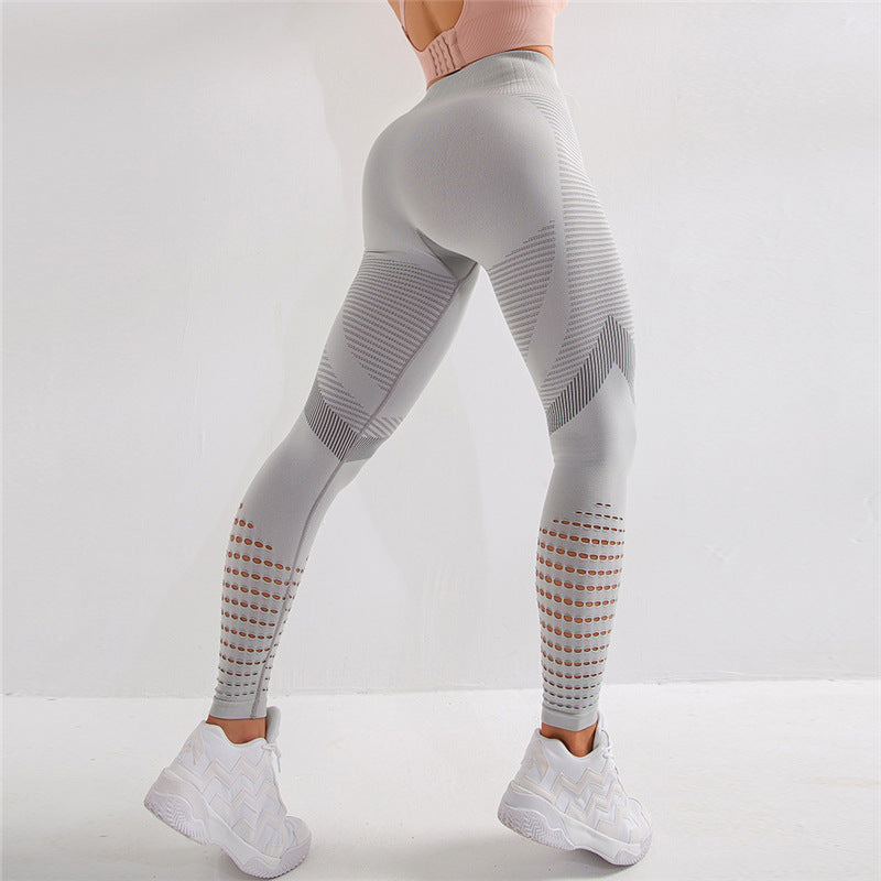 Dames Fitness Legging Elastisch Comfortabel Zonder Naden